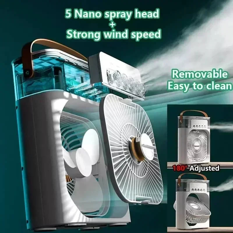 Portable 3-in-1 Air Cooling Fan